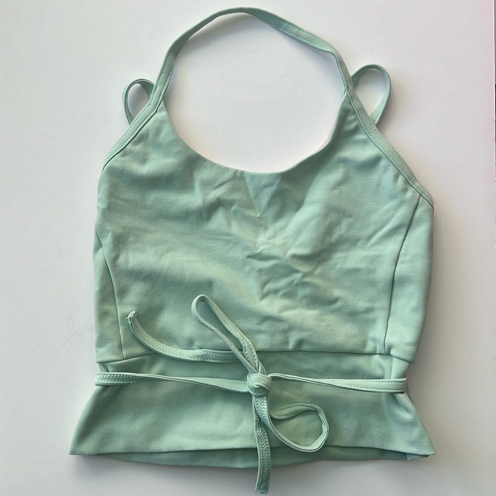 Honeycut Girls Double Trouble Adjustable Top in Mint